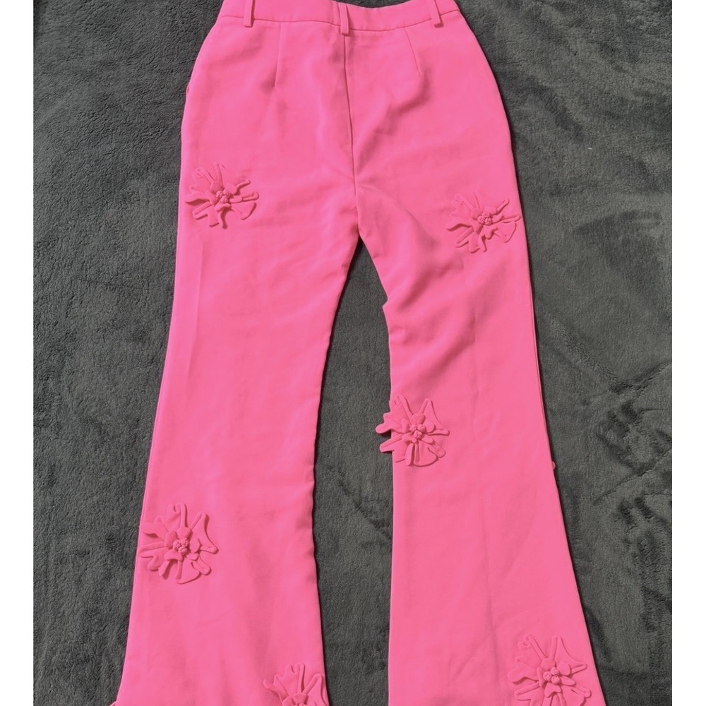 TwoTwinStyle Hot Pink Flair Bottoms Pants – Large (fits like Medium)
